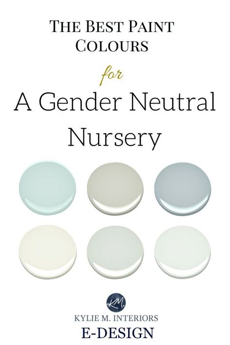 The best paint colour for gender neutral nursery, baby boy or girl room. Kylie M INteriors Baby Room Colors Neutral, Boys Room Paint Colors, Neutral Nursery Colors, Gender Neutral Nursery Colors, Boys Room Colors, Baby Boy Room Colors, Nursery Paint, Baby Room Boy, Nursery Paint Colors