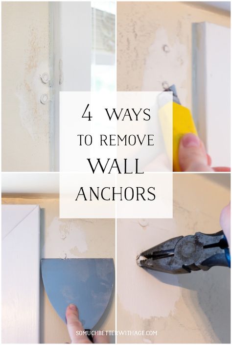 How To Remove Wall Anchors, Removing Wall, Paint 2024, Painting Walls Tips, Remove Wall, Drywall Anchor, Wall Repair, House Flipping, Patch Hole