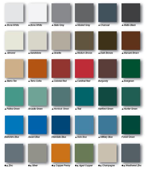 Metal Siding And Roof Colors, Navy Metal Roof, Dark Green Metal Roof, Metal Roof Colors Ideas, Rusted Metal Roof, Mobile Home Metal Roof Colors, Bronze Metal Roof Houses, Green House With Metal Roof, Tin Roof Colors Metals