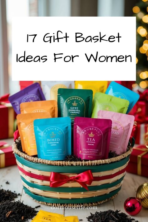 Discover the perfect Christmas gift baskets for the incredible women in your life! From luxurious spa sets to delicious gourmet treats, our curated collection is filled with unique and thoughtful Christmas gift ideas. Show her how much you care with a beautifully packaged gift basket that will make her feel loved and appreciated this holiday season. Whether she enjoys cozying up with a hot cup of tea or indulging in sweet delights, we have something special just for her. Smoothie Gift Basket Ideas, Salad Gift Basket Ideas, Smoothie Gift Basket, Tea Basket Gift Ideas, Tea Gift Basket Ideas, Tea Lovers Gift Basket, Tea Gift Basket, Gift Basket Ideas For Women, Spa Sets