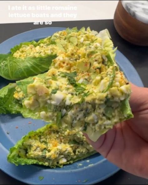 CHOPPED EGG SALAD by @shredhappens . You already know by now I love quick, easy, and high protein meals. . I also feel egg salad gets a b... | Instagram High Protein Meals, Clean Eating Guide, Recipes Salads, Full Recipes, Egg Salad Recipe, Protein Meals, Post Workout Food, Gluten Free Eating, Egg Salad