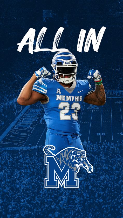 Phone Wallpaper Memphis Tigers Football, Touch Down, Tech Background, Memphis Tigers, Football Helmets, Tigers, Phone Wallpaper, Football, Quick Saves