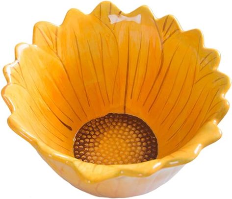 Bicuzat 6-Inch Candy Bowl, Sunflower-Shaped Snack Bowl.
Brand: Bicuzat Kitchen Microwave, Yellow Party, Catering Supplies, Restaurant Catering, Snack Bowl, Creative Desserts, Yogurt Bowl, Instant Noodle, Ice Cream Bowl