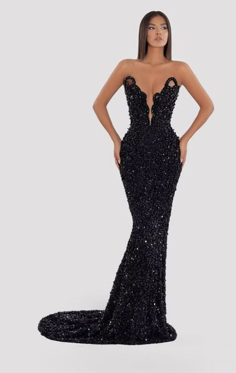 Albina Dyla Dresses, Black Gala Dress, Vday Dress, Albina Dyla, Shining Dress, Matric Dance Dresses, Dinner Gowns, Met Gala Outfits, Matric Dance