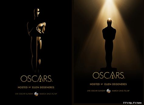 Award Poster, Famous Musicals, Famous Lifestyle, Oscar Night, Oscar Award, Portfolio Layout, Oscar Party, Ellen Degeneres, Branding Design Logo