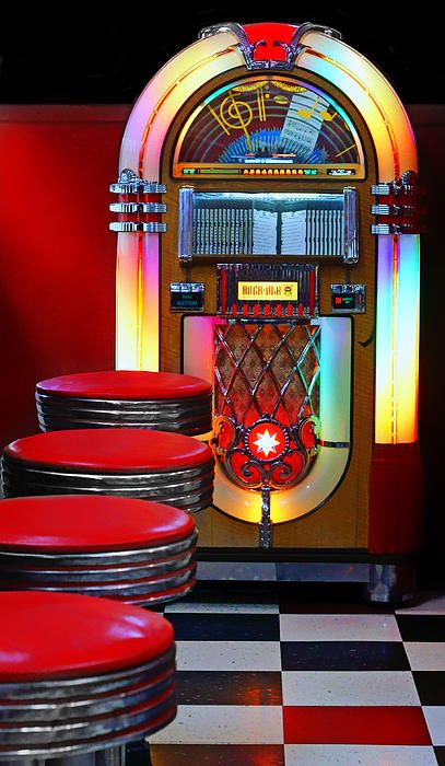 . Diner Aesthetic, 50s Diner, Vintage Diner, Retro Diner, American Diner, Jukeboxes, Soda Fountain, Vintage Diy, Retro Wallpaper