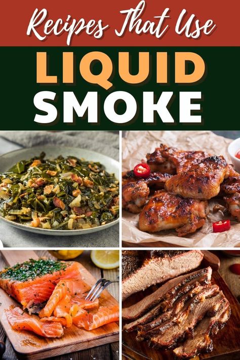 Feeling like barbecue? Try these recipes that use liquid smoke! From vegan lox to brisket to popcorn, your family and friends will love these smoky dishes. Rotisserie Chicken Uses, Smoked Mac And Cheese, How To Cook Brisket, Smoked Meatloaf, Smoked Tomatoes, Tempeh Bacon, Clam Recipes, Brisket Recipes, Cilantro Lime Chicken