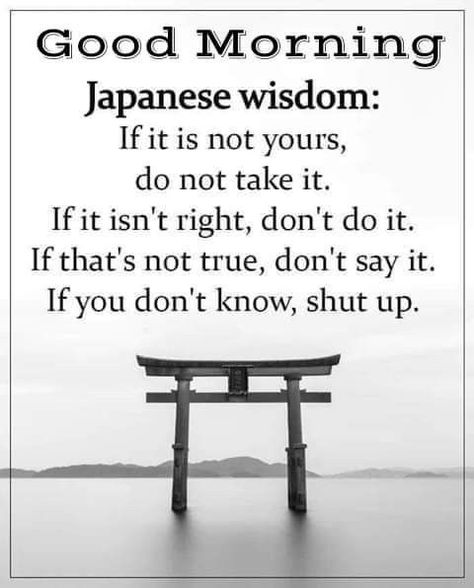 Japanese Wisdom, Lesson Of The Day, Quotes Deep Meaningful Short, Japanese Philosophy, Japanese Quotes, Quotes Deep Meaningful, Common Sense, Wise Quotes, Good Advice