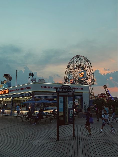 coney island ♡ Coney Island Winter, Coney Island Nyc, Island Video, God's Promises, Coney Island, Gods Promises, New York, Collage, Pins