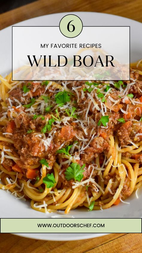 wild boar recipes Boar Sausage Recipes, Ground Boar Recipe, Wild Boar Roast Recipes, Wild Pork Recipes, Boar Meat Recipes, Wild Pig Recipes, Ground Boar Meat Recipes, Ground Wild Boar Recipes, Wild Hog Recipes