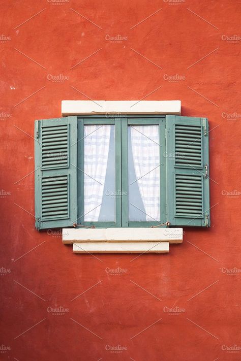 Old wooden windows Photos Old wooden windows Wooden window on red wall. by a454 Vintage Windows Aesthetic, Jendela Vintage, Old Wooden Windows, Door Tattoo, Inspiration Portrait, Window Designs, Pet Paradise, House Makeover, Architecture Background