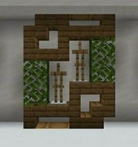 Minecraft Building Ideas Chest Room, Minecraft Deer Head Mount, Small Minecraft Bathroom, Wall Decorations Minecraft, Minecraft House Decor Ideas Living Room, Minecraft Crafting Table Ideas, Minecraft Corner Decor, Minecraft Small Decor, Cabinet Minecraft