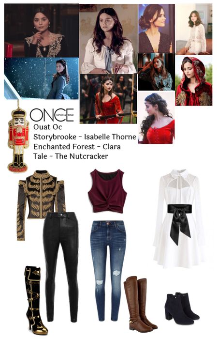 Once Upon A Time Oc Outfits, Ouat Inspired Outfits, Nutcracker Inspired Outfit, Ouat Outfits, Nutcracker Outfit, Peter Pan Outfit, Clara Nutcracker, Avengers Oc, Roman Clothes