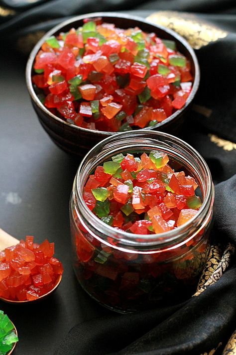 Tutti Frutti Using Watermelon Rind Watermelon Rind Recipes, Peda Recipe, Watermelon Rind, Natural Food Coloring, Homemade Sweets, Fruit Peel, Recipes Indian, Baking Essentials, Watermelon Recipes