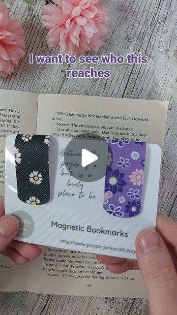 Jane on Instagram: "Did you know I sell Faux Leather Magnetic Bookmarks in addition to my sewn items? These are created using my cricut and are available in lots of designs.  #purplebookmark #magneticbookmarks #stationeryshop #shopsmall #smallbusiness #cutestationery #planner #bookworm #sewingbusiness #handmadebusiness #readergift #smallbusinesslife #smallbusinessuk #nottinghamsmallbusiness #nomorefoldingpages #veganleather #uketsyseller #diary #fauxleatherbookmark" How To Make Magnet Bookmarks, Magnetic Bookmarks Diy, Purple Bookmark, How To Make Magnets, Magnetic Book, How To Make Leather, Small Business Uk, Sewing Business, Do You Know Me