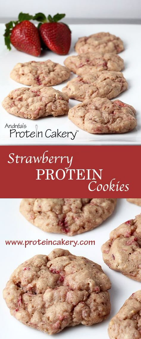 Gluten Free Protein Cookies, Churro Cookies, Butter Bourbon, Whey Protein Recipes, Soup With Bacon, Pecan Chocolate, Keto Broccoli Cheese Soup, Keto Broccoli, Strawberry Protein