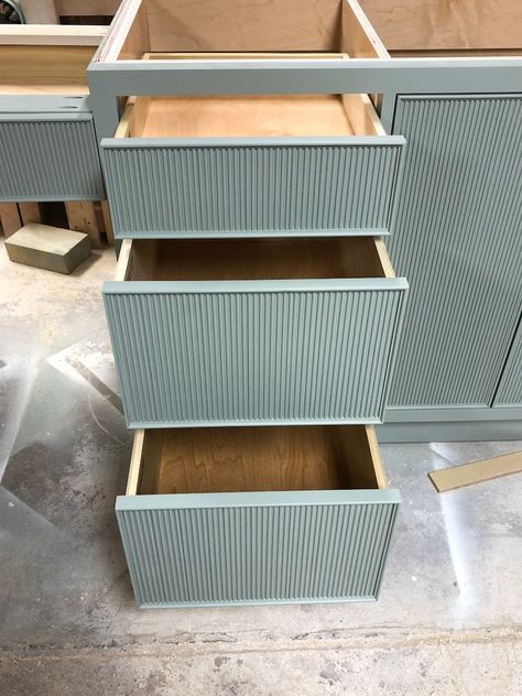 Maple Reeded Vanity Built to Order - Etsy Vanity For Small Space, New House Bathroom, Cabinet Fronts, Twin Lakes, House Bathroom, Bathroom Space, Light Oak, Bathroom Vanities, White Oak