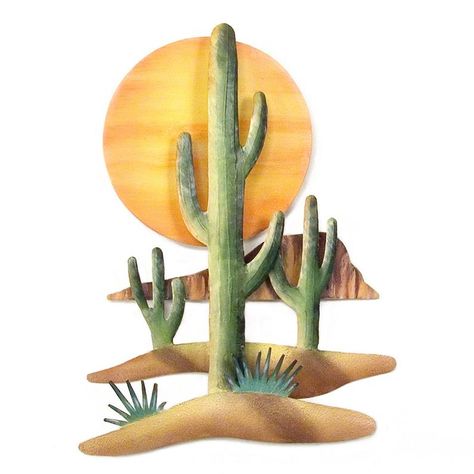 Arizona Postcard, Kokopelli Art, Tree Wall Art Diy, Cactus Scene, Desert Scenes, Metal Tree Art, Desert Wall Art, Arizona Trip, Black Forest Decor