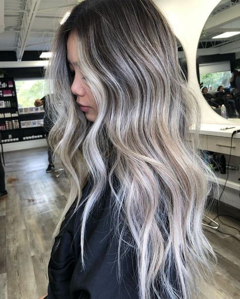 Dark Blonde Hair: Mushroom Blonde. A greyish, cool-toned ombré look. Click through for 20 dark blonde hair color ideas. #darkblondehair #blondehair #haircolorideas IG: @dvcolour Blonde Hair Asian, Blonde Asian Hair, Hair Asian, Blonde Hair With Roots, Dark Blonde Hair Color, Ash Blonde Hair Colour, Blonde Asian, Ash Blonde Balayage, Dark Roots Blonde Hair