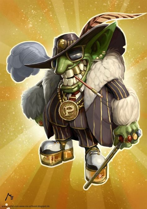 Goblin Pfp, Goblin Art Dnd, Goblin Funny, Warcraft Fanart, Warcraft Cosplay, Creative Advertisement, Npc Art, Dungeons And Dragons Races, Dnd Npc