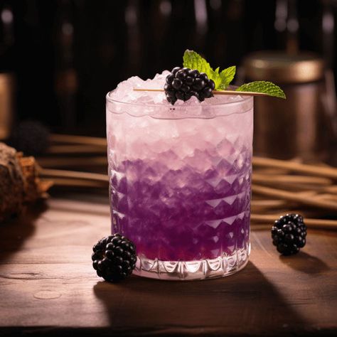 The Coconut Bramble is a delightful blend of sweet, sour, and fruity flavors. The coconut rum brings a sweet and tropical taste, while the blackberry liqueur adds a fruity and slightly tart flavor. The lemon juice balances out the sweetness with its tangy freshness. Blackberry Cocktail, Coconut Rum Drinks, Bramble Cocktail, Blackberry Recipes, Fruity Cocktails, Juicy Fruit, Coconut Rum, Fruit In Season, Fruit Flavored