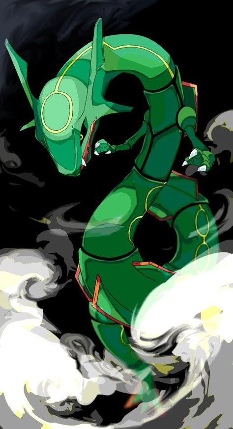 Rayquaza Wallpaper, Pokemon Show, Rayquaza Pokemon, Pokemon Stories, Pokemon Painting, Pokemon Dragon, Pokemon Poster, Pokemon Backgrounds, Oc Pokemon