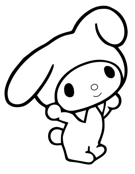 Kawaii Coloring Pages - Best Coloring Pages For Kids My Melody Coloring Pages, My Melody Coloring, Melody Coloring Pages, Food Kawaii, Hello Kitty Colouring Pages, Drawing Hands, Kitty Coloring, Hello Kitty Coloring, Kitty Drawing