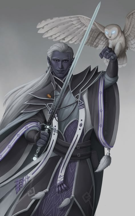 ArtStation - Vanderic - Elven Wizard Drow Wizard Male, Drow Male Character Design, Drow Character Art, Drow Wizard, Drow Art, Drow Male, Elf Wizard, Dnd Elves, Skins Characters