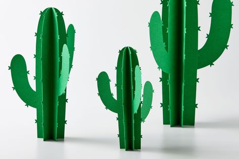 Cactus Stand Ideas, Paper Plants Diy, Coachella Theme Party, Coachella Theme, Cowboy Theme Party, Cactus Diy, Paper Plants, Cowboy Theme, Saguaro Cactus