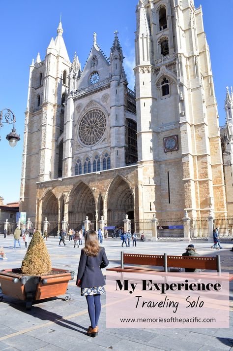 cathedral leon spain girl traveling solo Spain Girl, Girl Traveling, Leon Spain, Rioja Spain, Magical City, Single Travel, Travel Quotes Wanderlust, Northern Spain, San Francisco Travel