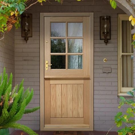 Stable Doors - External Stable Doors for Houses Fifi Mcgee, Unique Front Doors, Oak Front Door, Cottage Door, Garage Door Design, Stable Door, External Doors, Front Door Design, Oak Doors