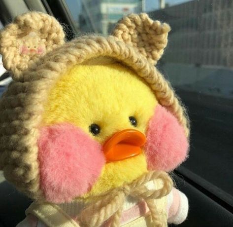 Cute Ducklings, Cute Funny Pics, Duck Toy, Kawaii Plush, Kawaii Plushies, Cute Teddy Bears, Cute Stuffed Animals, Cute Memes, Cute Profile Pictures