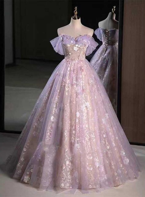 Prom Dresses Puffy Ball Gowns, Enchanted Forest Gown Prom, Bridgerton Inspired Prom Dresses, Repunzle Prom Dress, Tangled Inspired Prom Dress, Tangled Prom Dress, Tangled Quinceanera Dress, Rapunzel Prom Dress, Taylor Swift Prom Dress