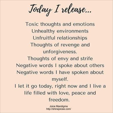 What Will You Release Today? Toxic Thoughts, I Release, Negative Words, It Is Written, Healing Affirmations, Daily Positive Affirmations, Self Love Affirmations, Positive Self Affirmations, Love Affirmations