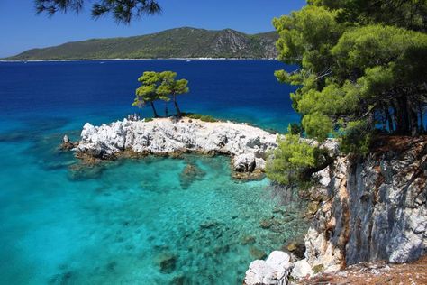 Where was Mamma Mia! filmed in Greece? | CN Traveller Dalmatia Croatia, Croatia Holiday, Visit Croatia, Skiathos, Voyage Europe, Croatia Travel, Nightlife Travel, Vacation Places, Summer Adventures