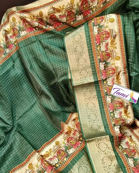 💃💃 *NEW ARRIVALS IN BUDGET RANGE SERIES ...*🏃‍♀️🏃‍♀️ ❣️ *Lite weight Venkatgiri silk sarees...👌👌* 😍 👏👏 *Highlights: Double border...zari weaving border & digital border...* 🌸 All-over sarees wt. weaving checks... ❣️ Rich digital pallu & matching blouse ... 🌸🌸 *OUR PRICE 1400+✈️*😍 🪇🪇 READY TO SHIP... Digital Border, Checks Saree, Silk Sarees, New Arrivals, Checks, Highlights, Weaving, Saree, Range