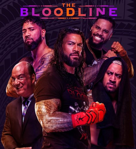 Roman Reigns, Jummy uso Jey uso Solo Sikoa w/ Paul Heyman The Bloodline Wwe, Wwe Bloodline, Bloodline Wwe, Wrestling Pics, Roman Reigns Family, The Bloodline, Roman Reigns Wwe Champion, Paul Heyman, Wwe Superstar Roman Reigns