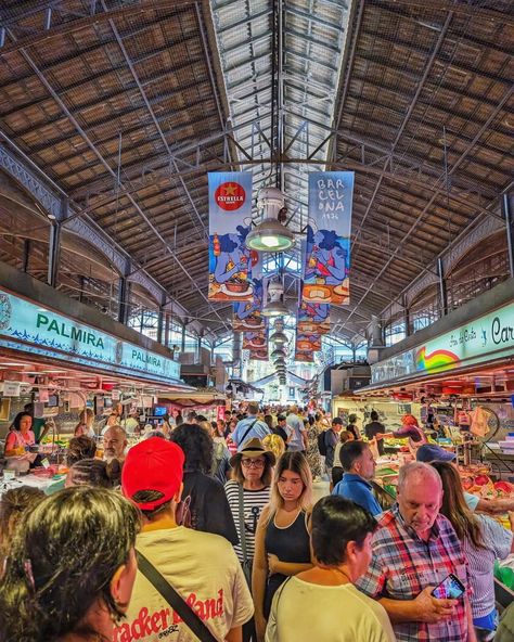 If there's a food market, you betcha I'll find it 🥭🫒🐙🥟🍉🥐🍓 Barcelona adventures continue at Mercat de la Boqueria. Brb, eating only empanadas and pulpo. ✨ FOLLOW ME @zoiesfoodjournal for more Euro trip 2024 📍 Barcelona, Spain 🍓 Mercat de la Boqueria #barcelonafood #barcelonacity #españatrip #virgincruises #europecruise #zoiesfoodjournal #spanishtapasbar #mercatdiboqueria Barcelona Christmas Market, Barcelona Street Food, Virgin Cruises, La Boqueria Market, San Miguel Market Madrid, Barcelona Food, La Boqueria, Mercat De La Boqueria Barcelona, Barcelona City