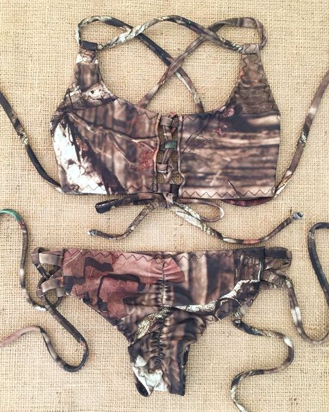 Camo lace up nani bikini swimsuit email nanibikini@gmail.com to order Camo Swimsuit, Camo Clothes, Casual Country Outfits, Summer Bathing Suits, Country Style Outfits, Cute Country Outfits, Western Wear Outfits, Camo Outfits