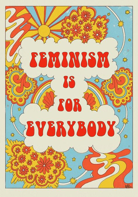 Graphic design print Lizzo Poster Vintage, Activism Graphic Design Poster, Feminism Is For Everybody, Activism Poster Design, Femist Art, Feminism Graphic Design, Feminist Graphic Design, Funny Feminist Art, Activism Graphic Design