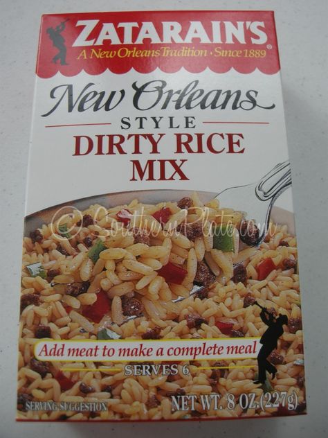 Homemade Dirty Rice, Dirty Rice Recipe Easy, Chicken Flavored Rice, Rice In The Oven, Cajun Rice, Dirty Rice Recipe, Black Beans And Rice, Dirty Rice, Rice Mix