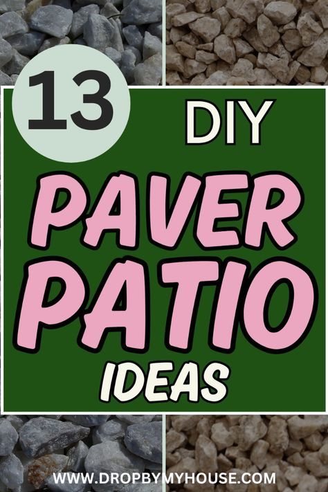 Laying Pavers, Permeable Pavers Driveways, Diy Paver Patio, Diy Stone Patio, Concrete Pavers Walkway, Paver Stone Patio, Diy Paver, Slate Pavers, Paver Patio Ideas