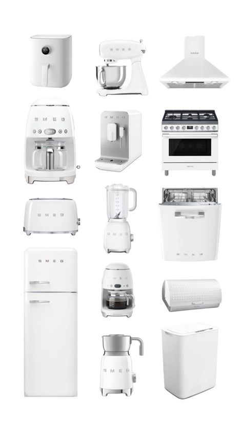 Smeg Appliances, New Home Checklist, Kitchen Improvements, House Essentials, Future Apartment Decor, Kitchen Decor Modern, House Design Kitchen, New York Apartment, Kitchen Design Decor