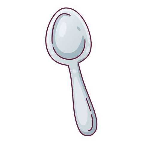 Spoon Kitchen Cartoon Spoon Clipart, Spoon Illustration, Spoon Drawing, Spoon Cartoon, Kitchen Cartoon, Cereal Boxes, Girl Drawings, Wedding People, Simple Illustration