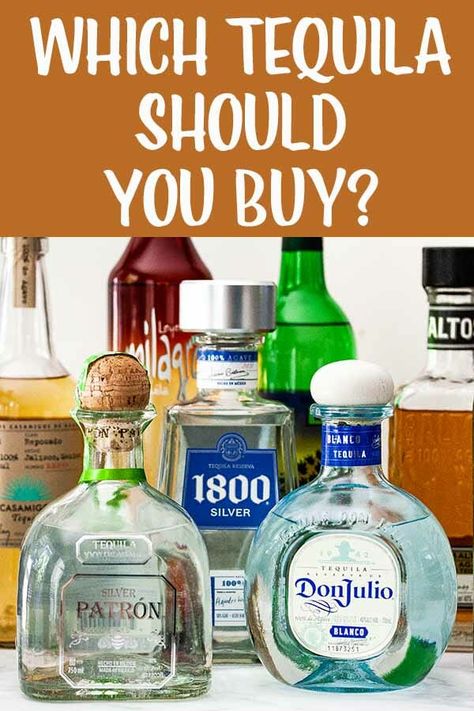 Best Sipping Tequila, Tequila Types, Best Tequila Brands, Best Alcoholic Drinks, Tequila Drinks Recipes, Tequila Brands, Alcohol Accessories, Keto Alcohol, Sipping Tequila