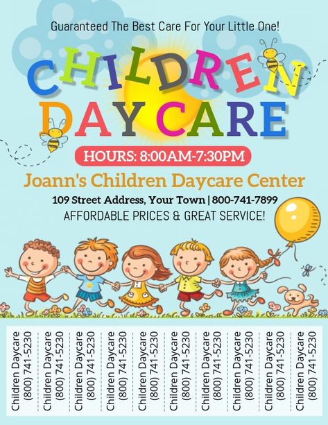 Daycare Flyers Templates, Home Daycare Flyer Ideas, Daycare Poster Ideas, Daycare Enrollment Flyer, Daycare Advertising Flyers, Daycare Flyers Templates Free, Daycare Flyers Ideas, Daycare Templates, Babysitting Posters