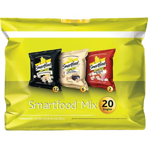 Smartfood Popcorn, Kettle Corn Popcorn, Easy Popcorn, White Cheddar Popcorn, Cheddar Popcorn, Popcorn Mix, Healthy School Snacks, Popcorn Snacks, Frito Lay