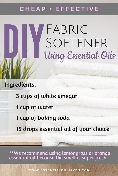 Homemade Softener For Clothes, Diy Non Toxic Fabric Softener, Homemade Fabric Softener Natural, Vinegar Fabric Softener Essential Oil, Diy Fabric Softener Natural, Essential Oil Fabric Softener, How To Make Fabric Softener, Homemade Fabric Softener Liquid, Non Toxic Fabric Softener