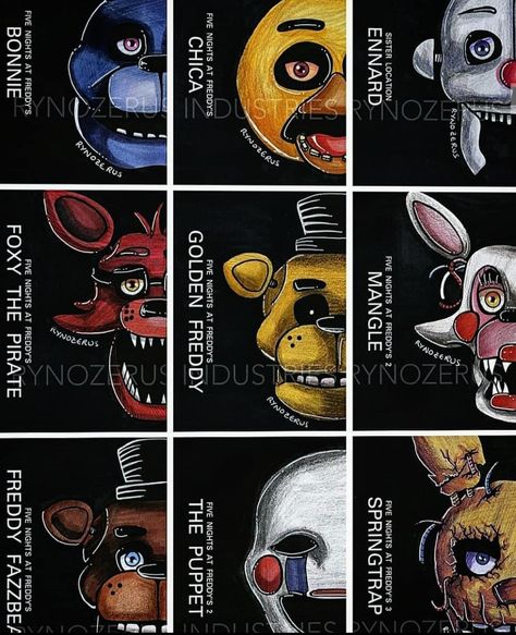 Five Nights At Freddy's Painting, Fnaf Painting Ideas, Fnaf Painting, Fnaf Nightmare, Nightmare Bonnie, Fnaf Story, Cheshire Cat Quotes, Fotos Aesthetic, Canvas Drawings