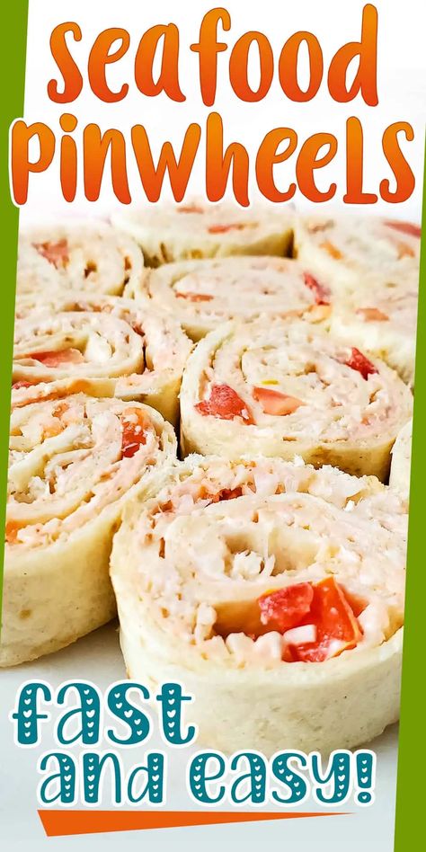 Crab Tortilla Roll Ups, Desert Pinwheel Recipes, Seafood Roll Ups, Crab Wraps Recipes, Crab Rangoon Pinwheels, Seafood Wraps Recipes, Savory Pinwheel Recipes, Crab Pinwheels Appetizers, Bingo Appetizers